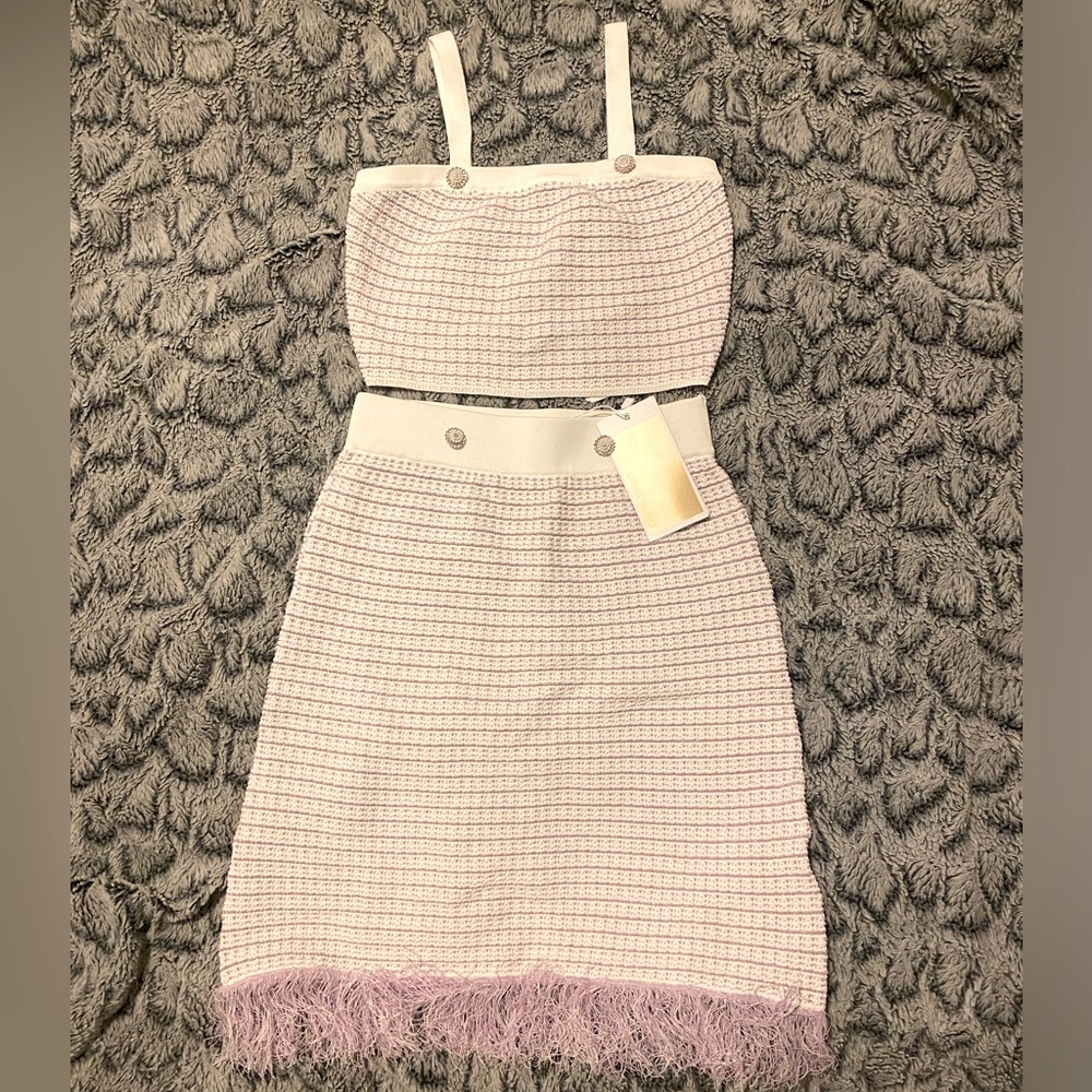 Skirt / Top light purple fringe